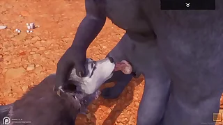 Lobo alfa comendo a Loba gostosa em Dissolute Life