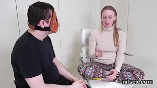 Spicy teenie was taken in anus assylum for painful treatment