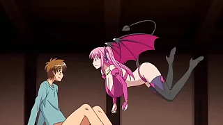 Hentai teen gets blowjob from hot vampire