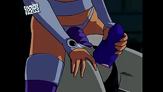 Starfire x Raven Lesbian Making love