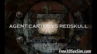 Two mouth-watering 3D send up babes fucking Captain America