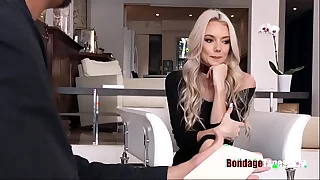 This blonde is t&period; by her DOM- BONDAGE