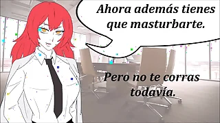 JOI para sumisos&period; Mis esclavo de oficina&period; &lpar;Ballbusting&comma; spank&comma; azotes&rpar;&period;