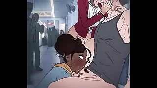 Follando en el tren &lpar;animaci&oacute;n completa &lpar;