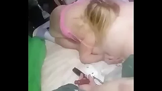 LizT8M eating her pinch pennies TonyT8M 's Asshole as expiation for disobedience&period;  She accepts her punishment & gladly commons his Ass until she get the Cerise Fart in her mouth she so deserves&period;