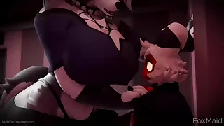 150 Theatre troupe &num;HMV &lpar;1&sol;3&rpar; &vert; Moxxie-Millie &lpar;Helluva Boss&rpar; &vert; FoxMaid