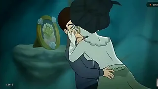 Run through Demon Lesbian Sex Scene