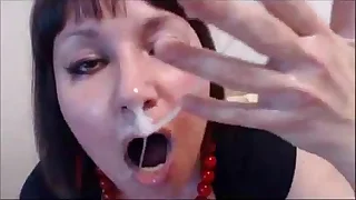 German Mouth Fisting