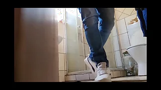 Blustery my stepmom masturbating with her glass dildo in the shower