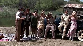 Bobbi Starr&comma; Dylan Ryder&comma; Julia Ann And Natasha Marley Alfresco Orgy