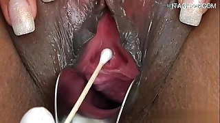 Horny b&period; anal gangbang