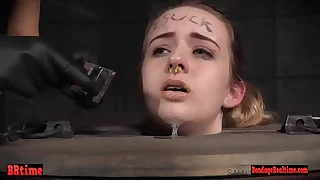 Submissive babe gets haunted over