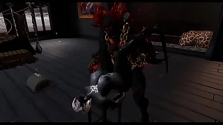 Second Life Drow & Cacodemon