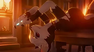 Loona and chubby wolf - Mysteryboy18