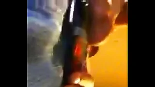 Blowjob in the kitchen