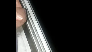 Peeing out my window