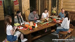 Thanksgiving Dinner turns into Gender Fiesta by ClubSweethearts