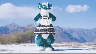 超甜兽人女仆装