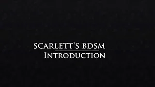 Scarlett B Wilde Blog  - Intro to BDSM -