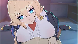 Es Upper case Boobs - Blazblue Hentai