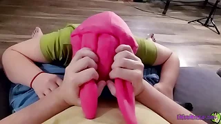 Louise and Gene are all grown up&comma; and she's downward thither put her unremunerative thither work by interupting Gene's game time with a BJ and doggy