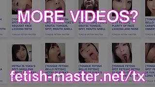 Japanese Asian Tongue Spit Face Nose Trample Sucking Kissing Handjob Charm - More convenient fetish-master&period;net